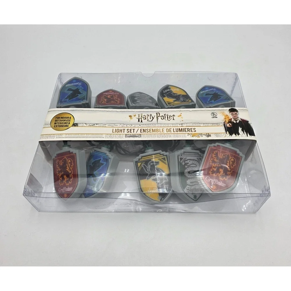 Harry Potter™ House Shield Crest Light Set Kurt Adler Christmas String